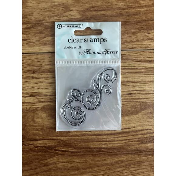 Autumn Leaves Clear Stamps Flourishes v2 Rhonna Farrer Technique Tuesday WhirlyG - Picture 12 of 16